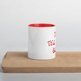 Tea Time Mug with Color Inside - Red