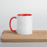 Tea Time Mug with Color Inside - Red