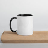 Tea Time Mug with Color Inside - Black