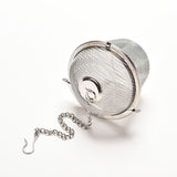 Basket & Chain Tea Infuser - Closed on side